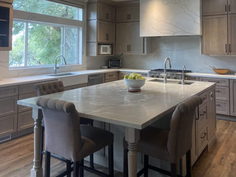 custom cabinets project in Foslsom