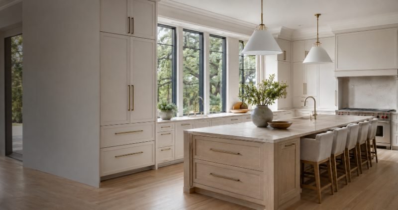 custom cabinets project in Foslsom
