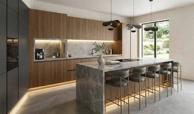 custom cabinets project in Foslsom
