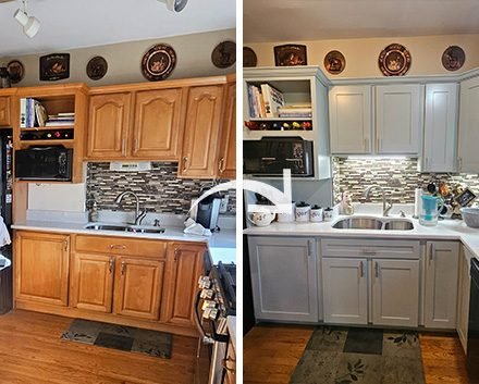 custom cabinets project in Foslsom