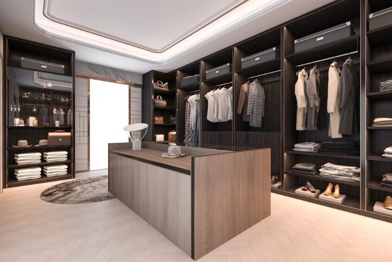 custom cabinets project in Foslsom
